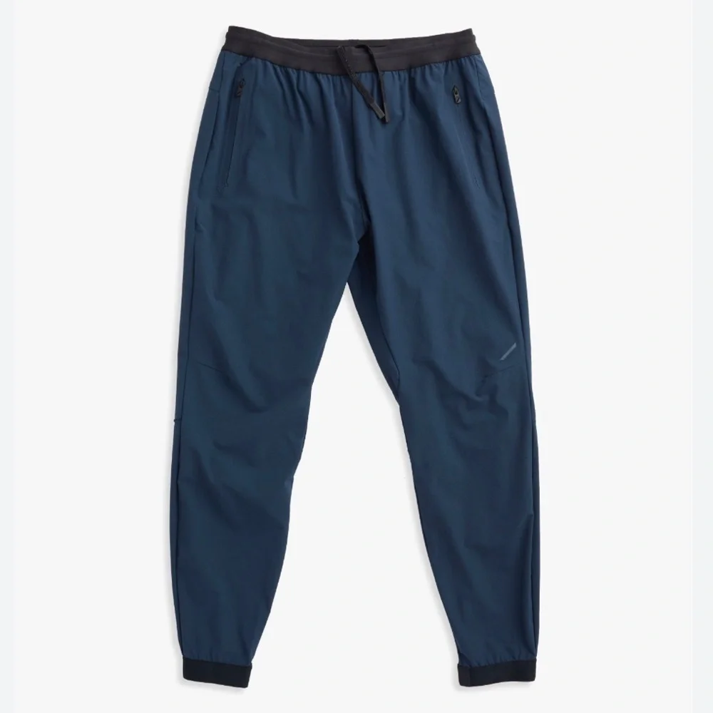 Hill City Midweight Train Pants Men’s XL Blue Tech Joggers Athletic Performance